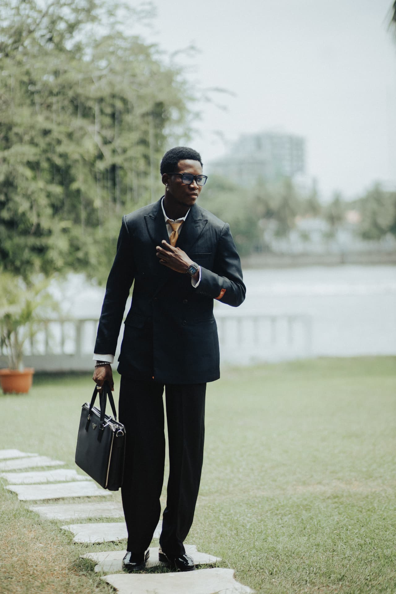 Portrait of Okeowo Oba, product designer based in Lagos