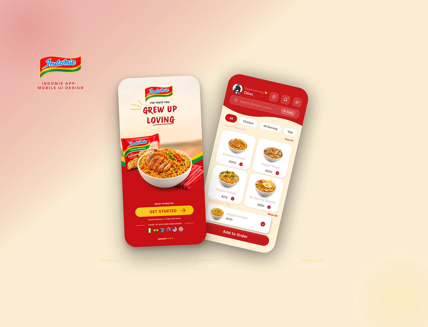 Indomie App case study cover